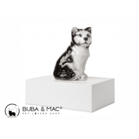 Miniature Husky urn in ceramic