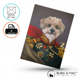 El coronel retrato digital para perros