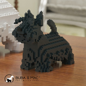 Scottish Terrier 3D sculpture.